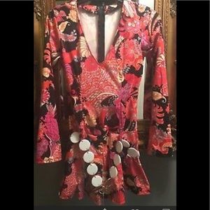 Hippie Boho Or Disco tunic dress or Halloween